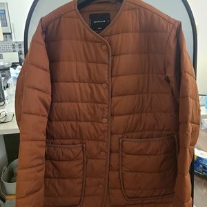 Everlane burnt orange liner jacket